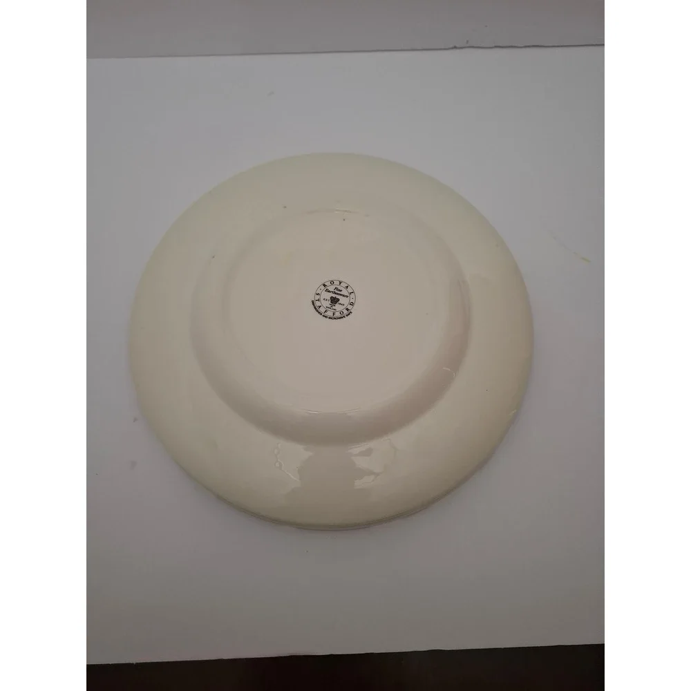 Royal Stafford Black White Checkerboard Earthenware Plates Set of 3 England